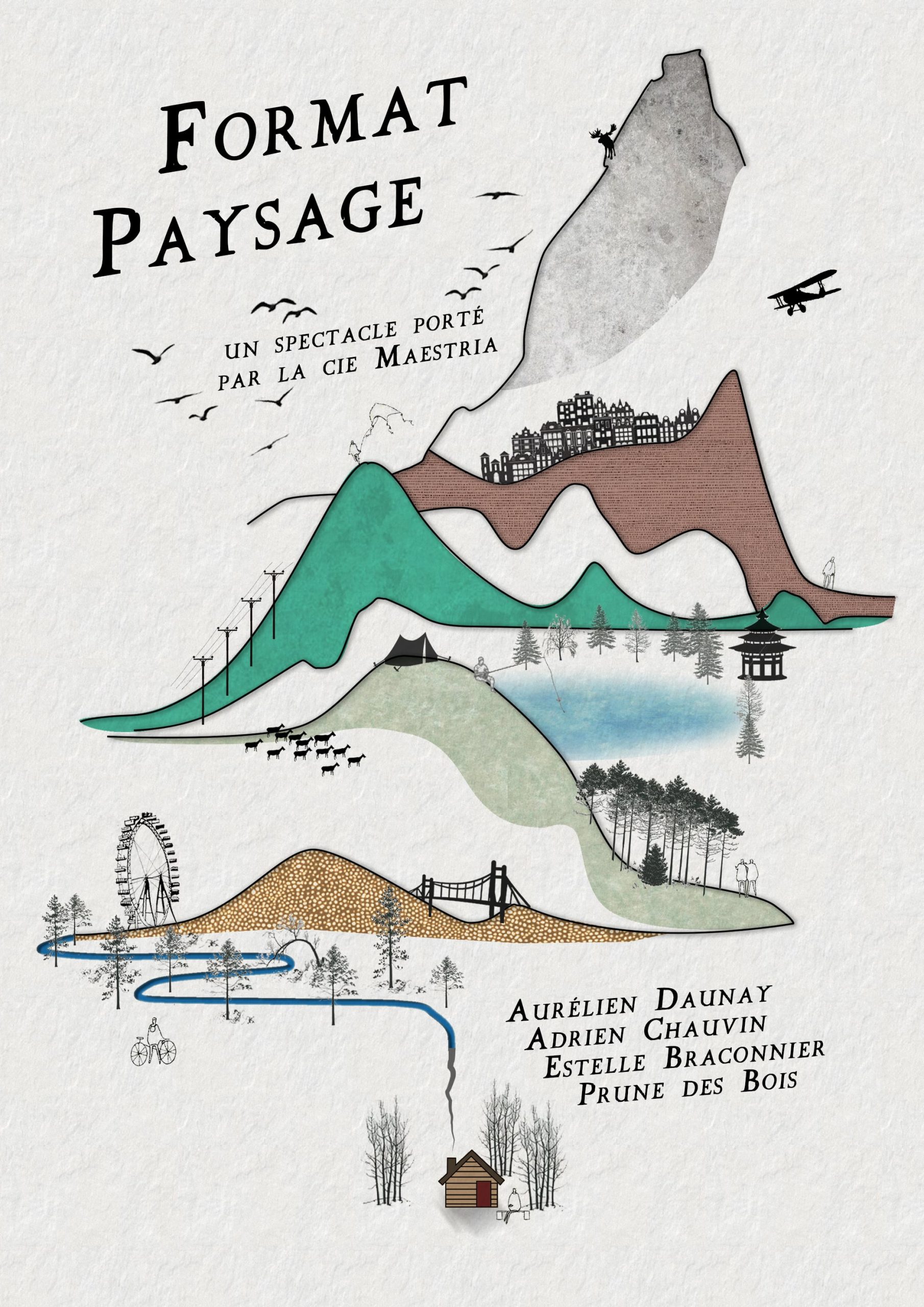 Format paysage, un spectacle d'impro immersif de Maestria