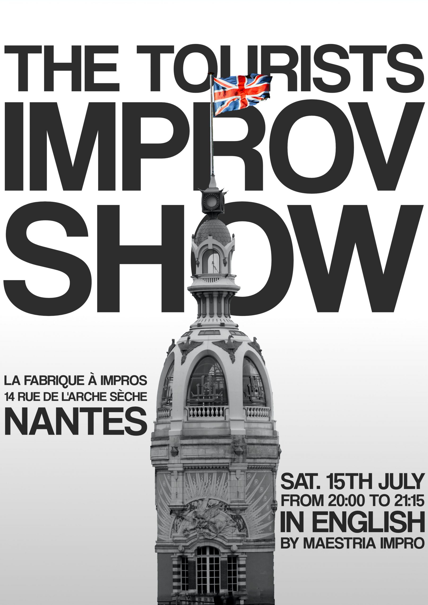 The tourists improv show, English improv show in Nantes, France